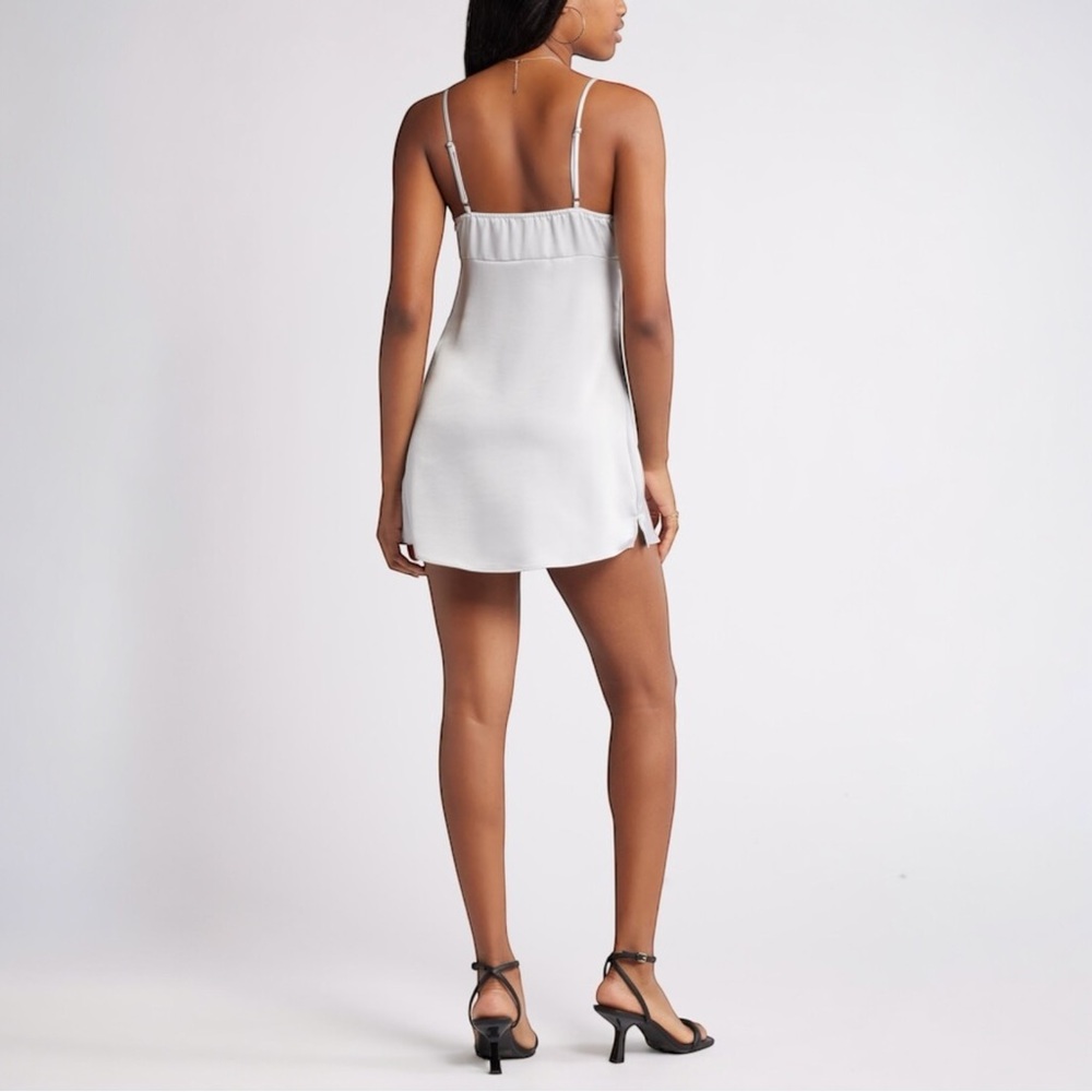 BP Twist Front Satin Minidress - Picture 3 of 5